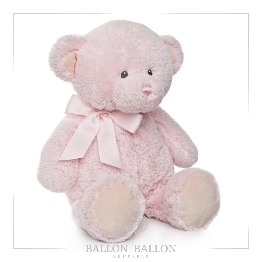 Ours peluche rose sales