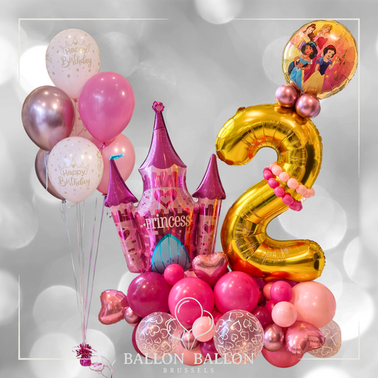 Montage Fun princesse + chiffre