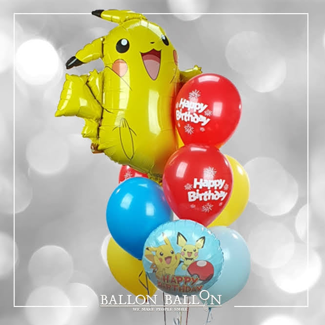 Montage de ballons Bouquet Pokémon – BallonBallon Brussels