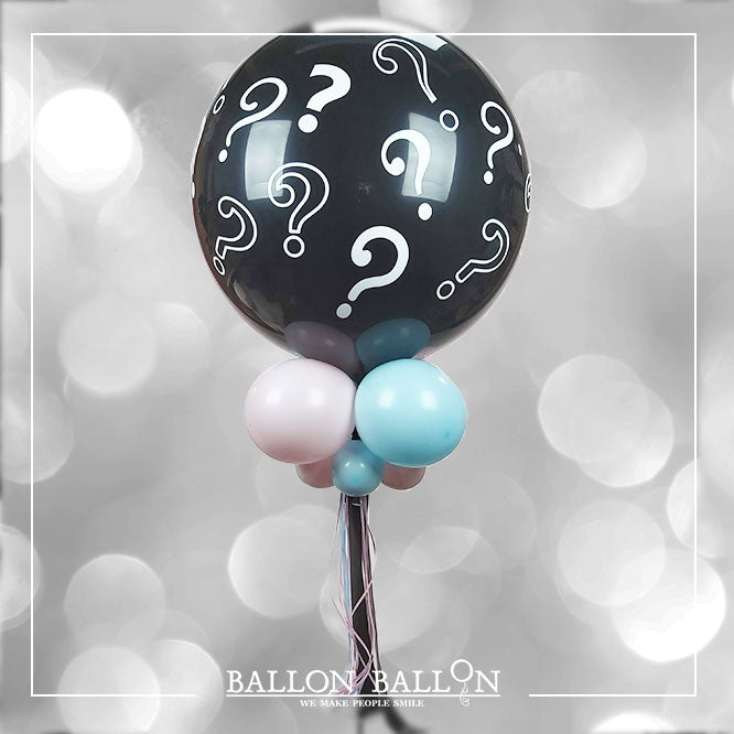Montage ballon géant (King) Annonce maternité – BallonBallon Brussels