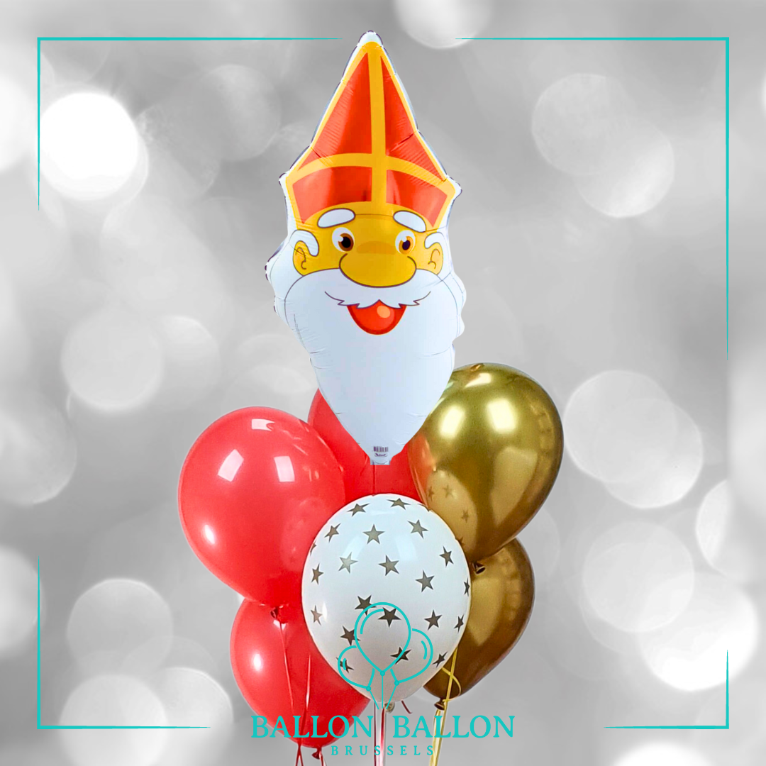 Klein ballonnenboeketje Sinterklaas