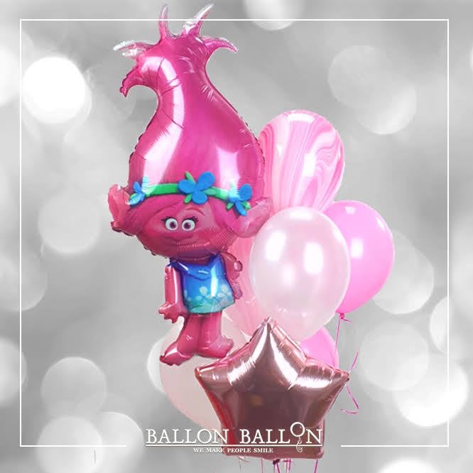 Ballonnenboeket Trollz