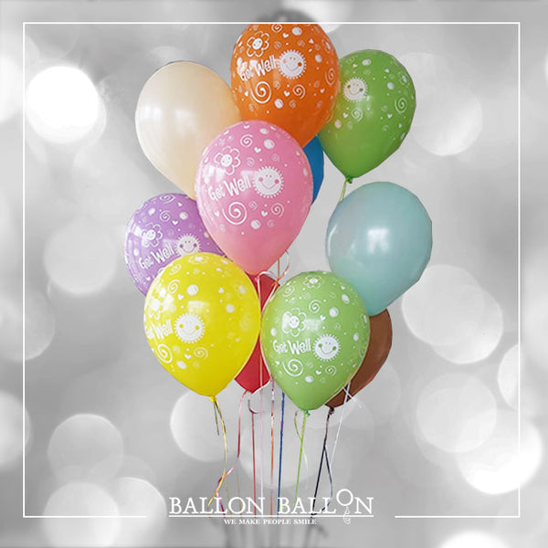 Bouquet de ballons Anniversaire noir et doré – BallonBallon Brussels