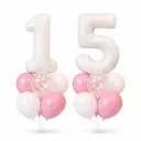 Bouquets deux chiffres blancs