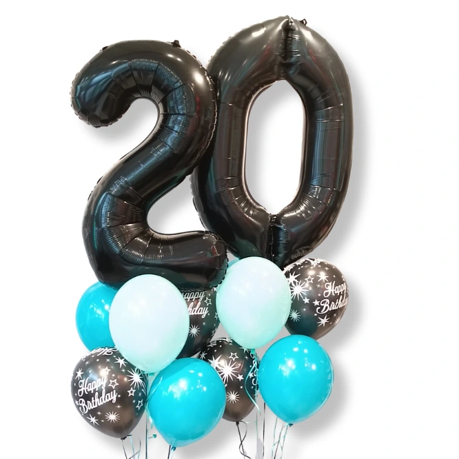 Boeket 2 Zwarte cijfers (10)