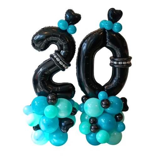 Montage organique 2 chiffres Noir