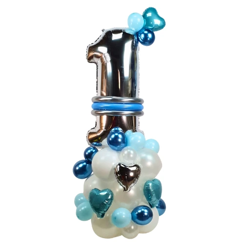 Organische montage 1 zilveren cijfer (1)