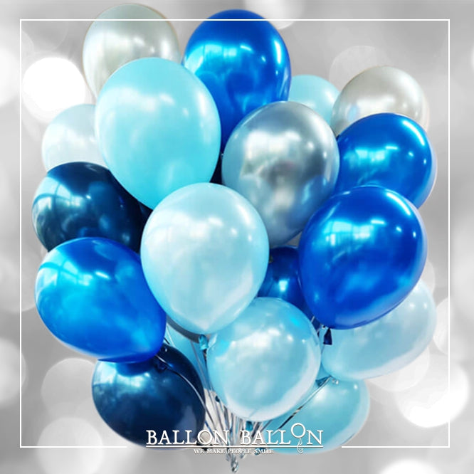 Bouquet "Le Rêve Bleu" (12 Ballons)