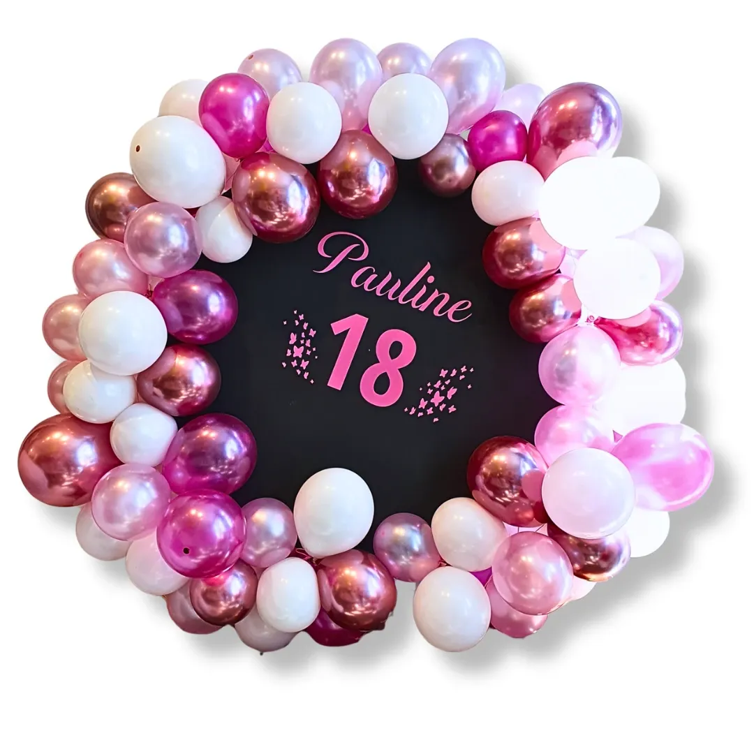 Couronne de ballons Personnalisée (couleurs au choix)
