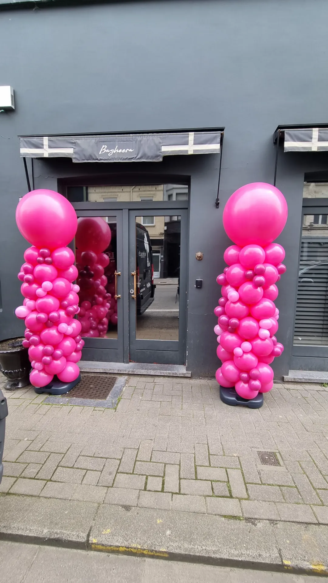 Colonnes de ballons organiques