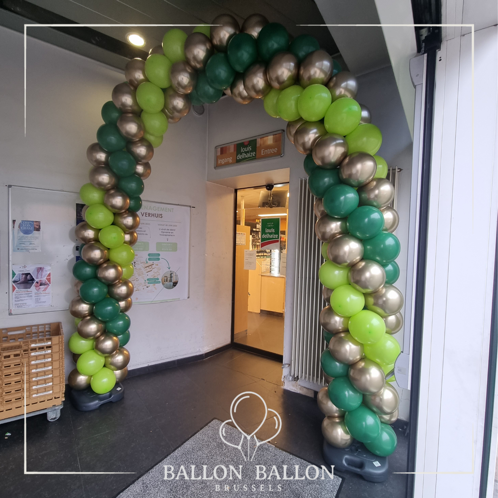 Arche de ballons St-patrick