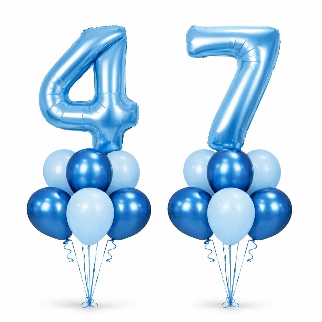 Bouquets deux Chiffres bleu (10)