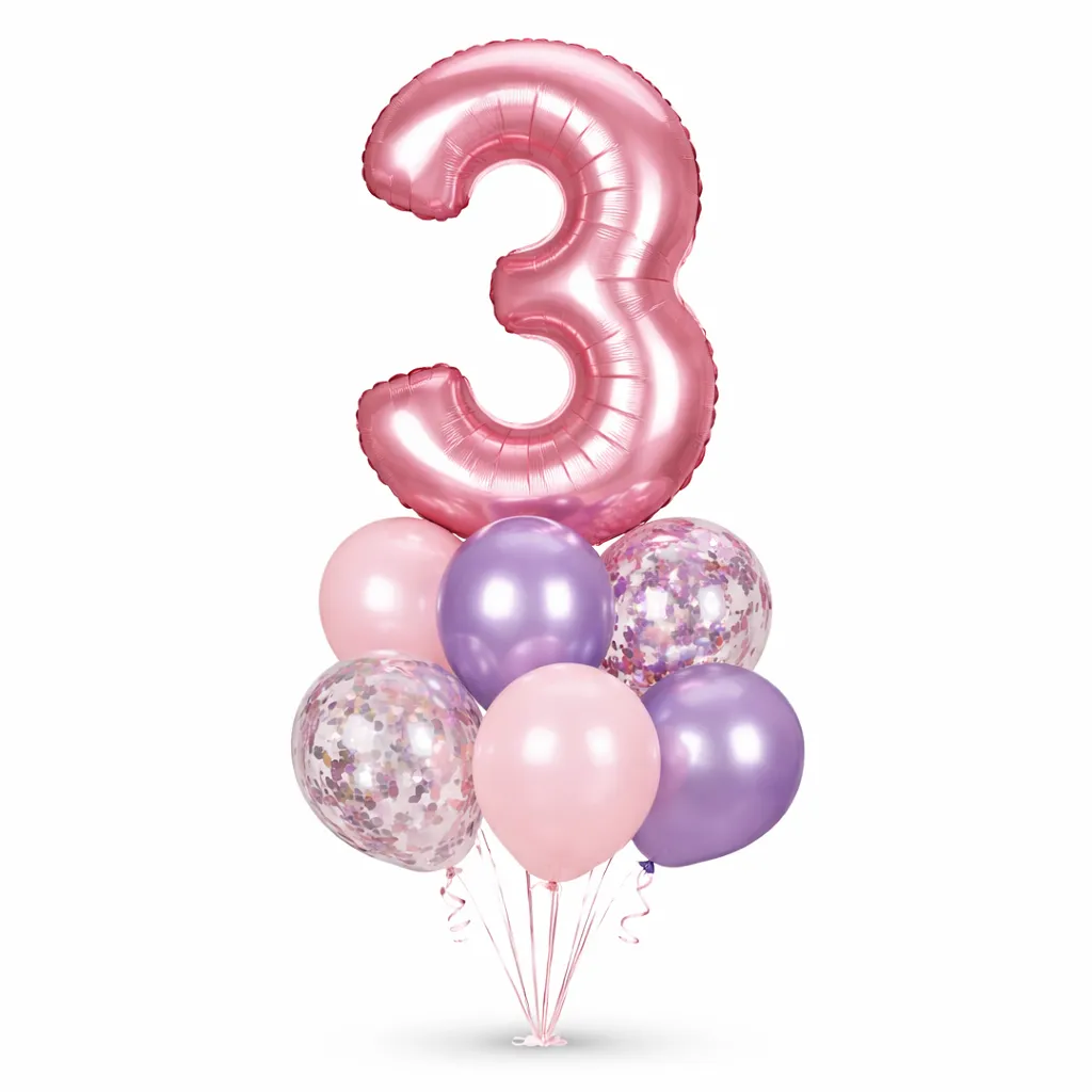 Boeket 1 roze nummer (1)