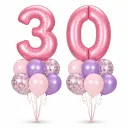 Bouquets deux chiffres rose