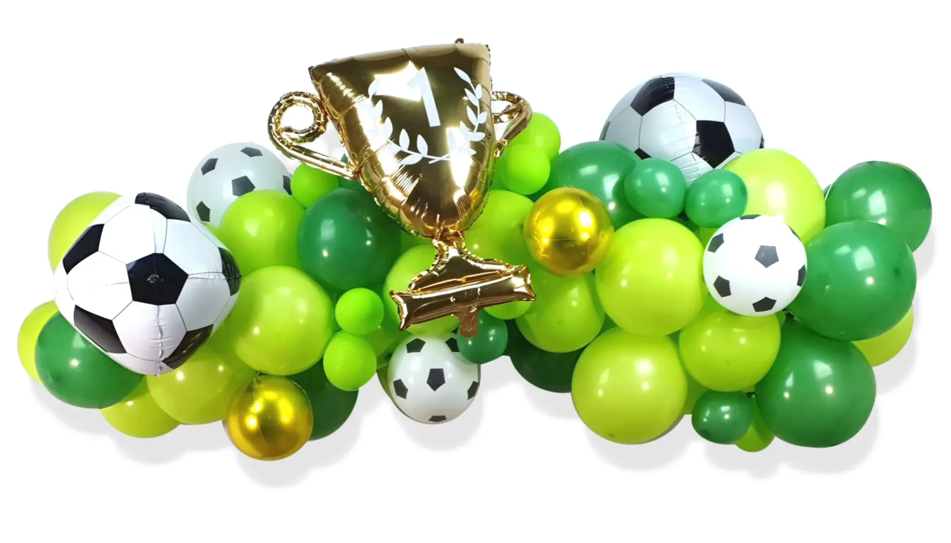 Organische voetbalguirlande