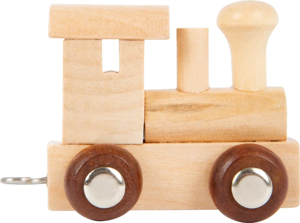 Train de lettre en bois