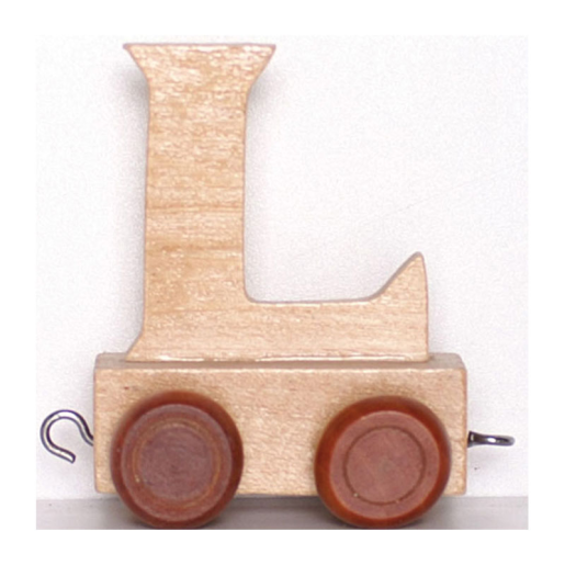 Houten letter trein