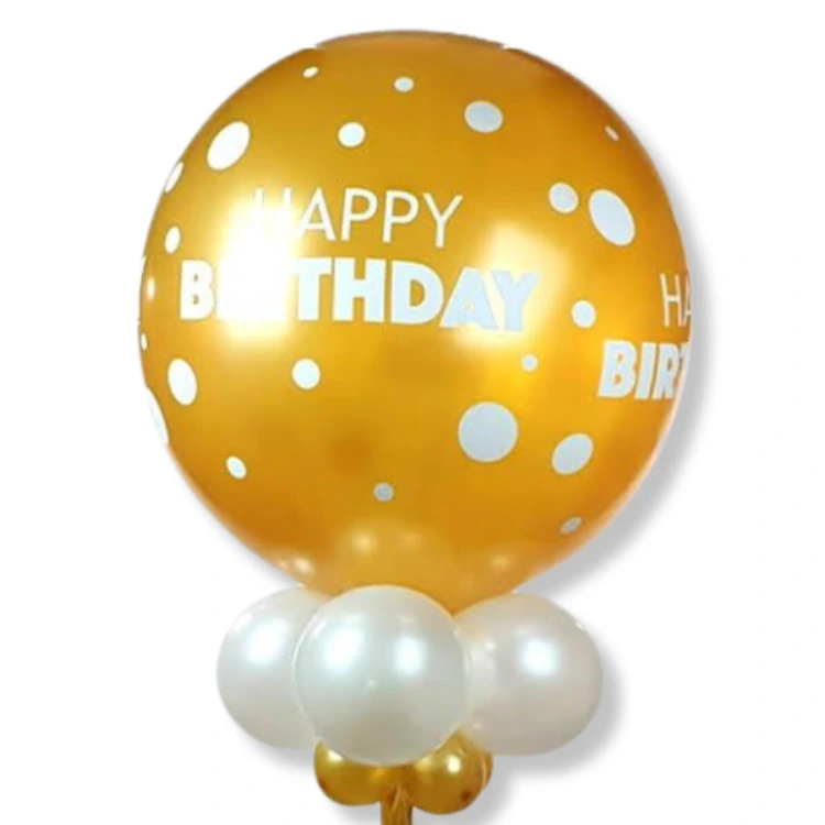 Ballon géant anniversaire doré (Non)