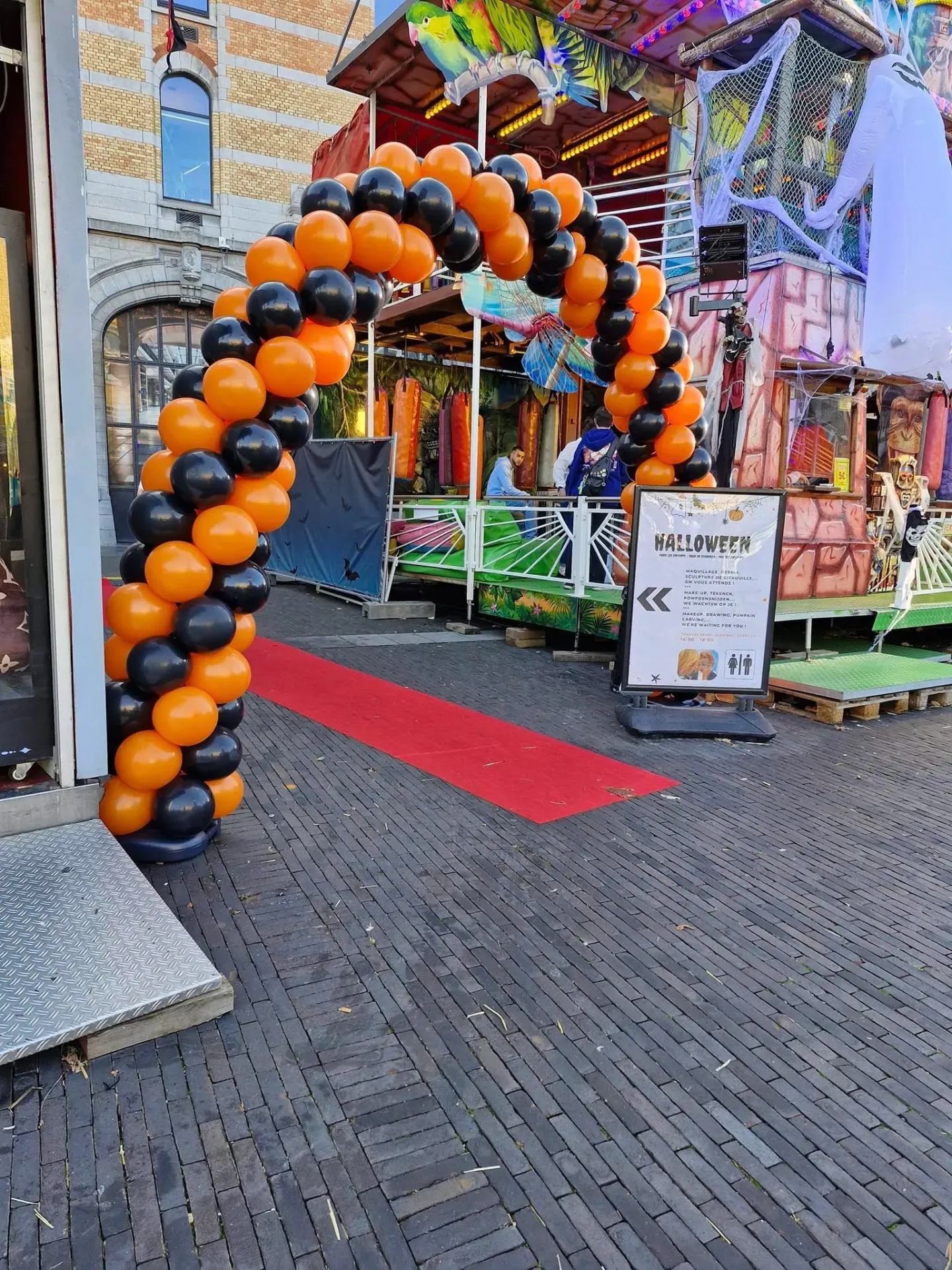 Halloween ballonboog