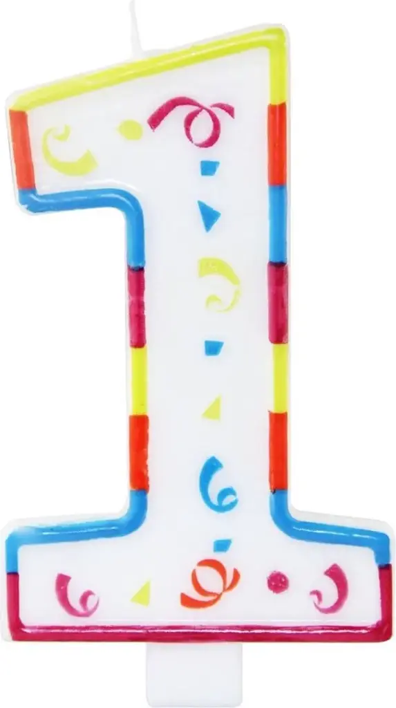 BIG CANDLES NUMBERS 1