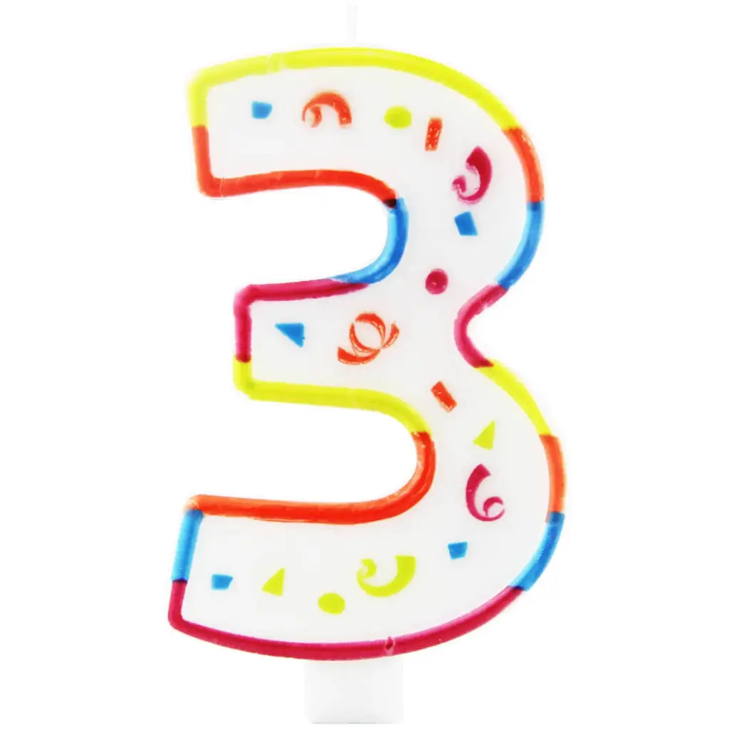 GROTE KAARSEN NUMMERS 3