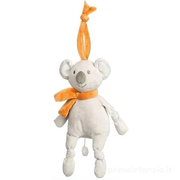 Hochet Bébé Koala Musical Gris 22 cm