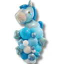 Lollipop unicorn baby blue