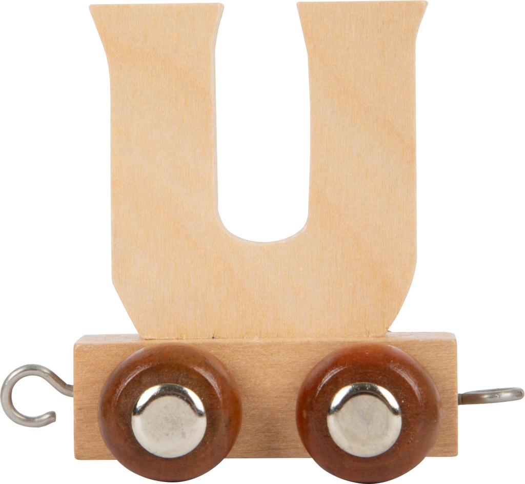Houten letter trein U