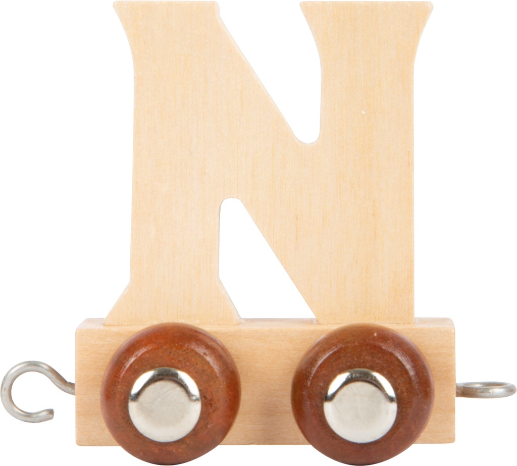 Houten letter trein N