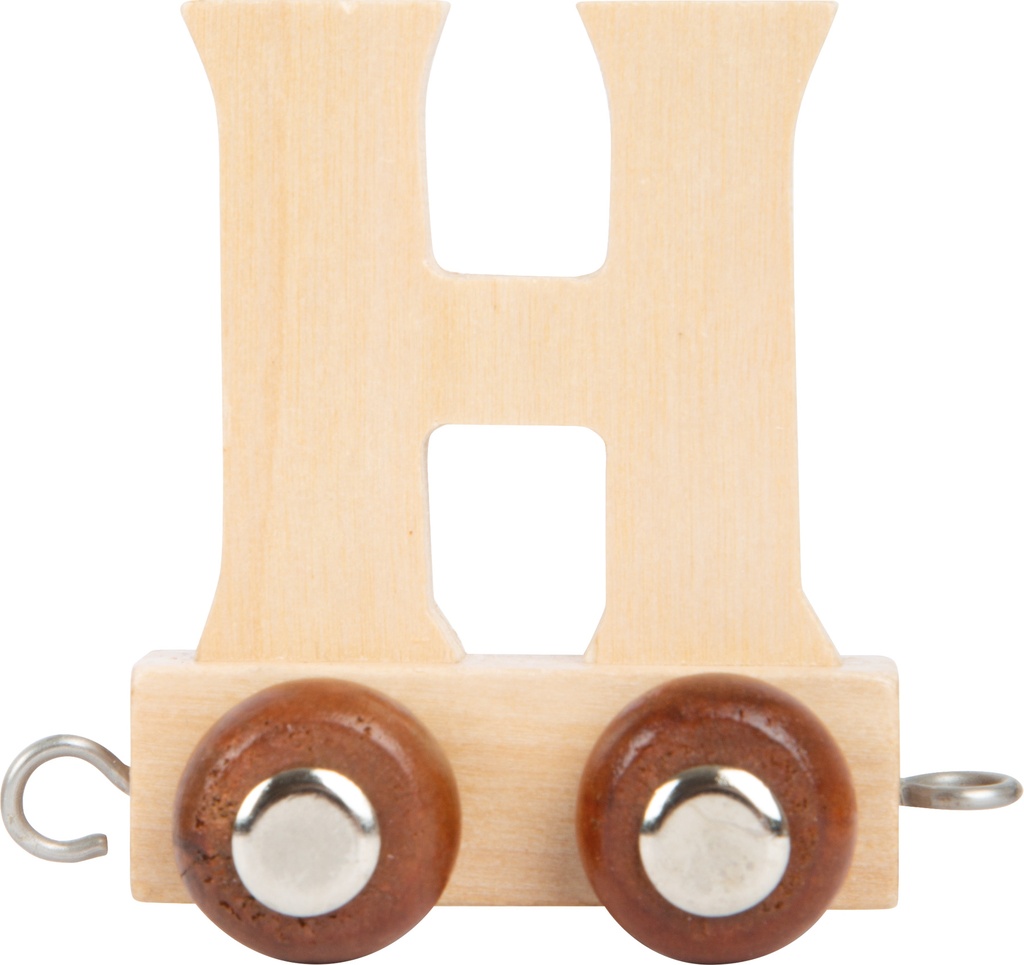 Houten letter trein H