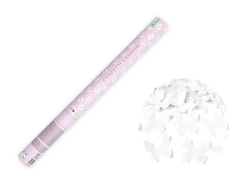 Canon à confettis papillons