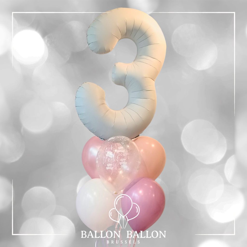 Bouquet un chiffre blanc (1)