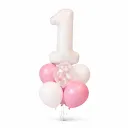 Bouquet un chiffre blanc