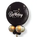 Ballon géant anniversaire noir