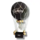 Montgolfière anniversaire noir