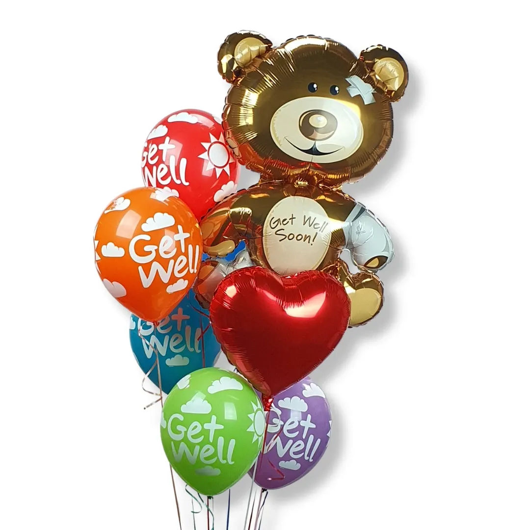 Boeket teddybeer Geneest snel