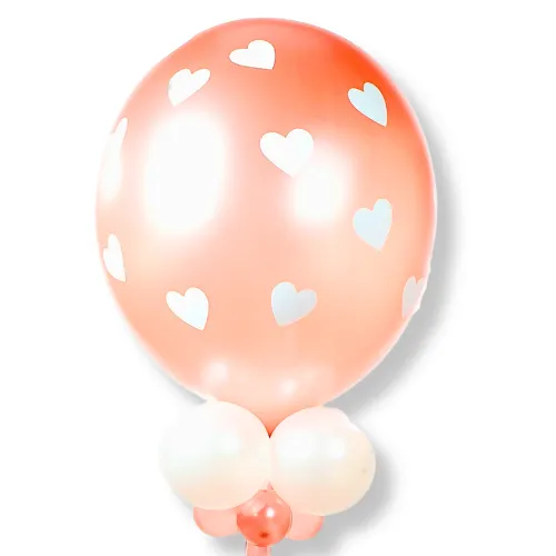 Ballon géant love rose-gold