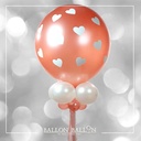 Ballon géant love rose-gold