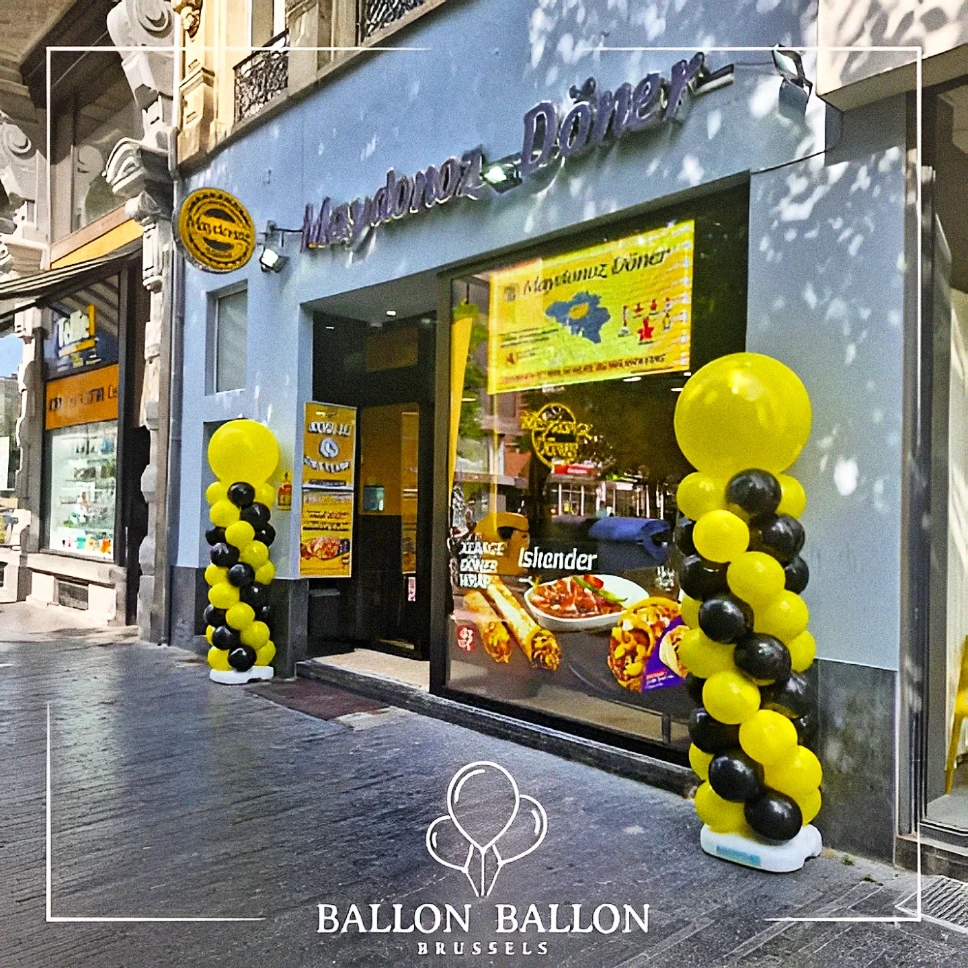 Duo de colonnes de ballons (couleurs au choix)