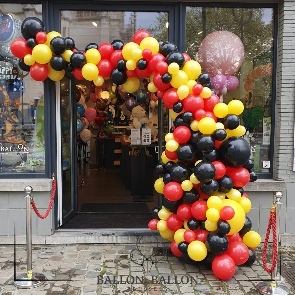 Demi arche de ballons organique Belgique