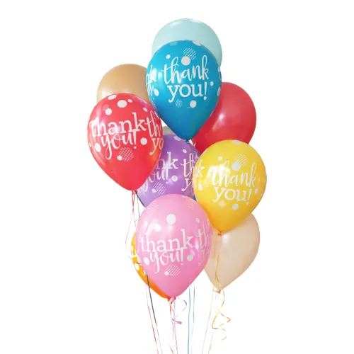 Ballonnenboeket 'Dank U'