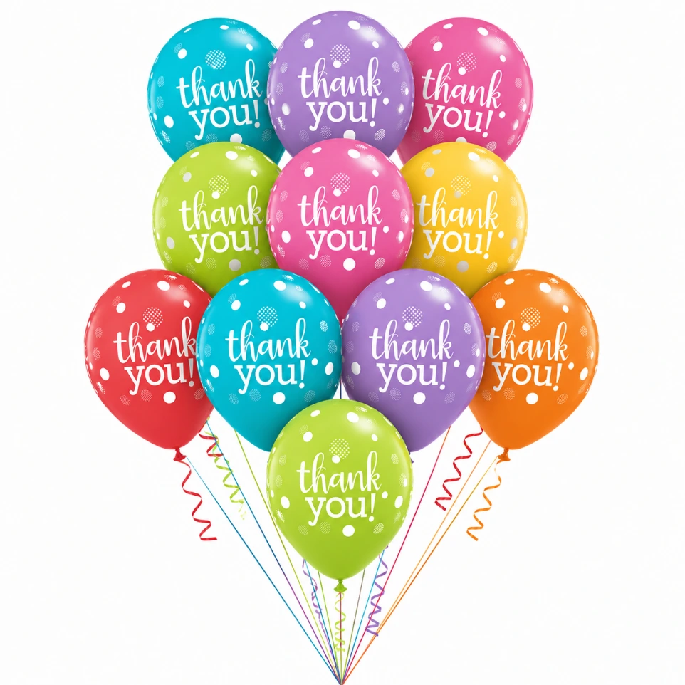 Bouquet de ballons 'Thank You'